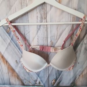 PINK Victoria's Secret Pink Floral Bra Size 34B